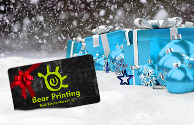 Bear Printing Gift Cards